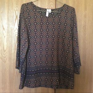 Alya Patterned Blouse